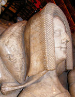Warwick - St Mary Thomas Beauchamp 1369 and wife Katherine mortimer 1369